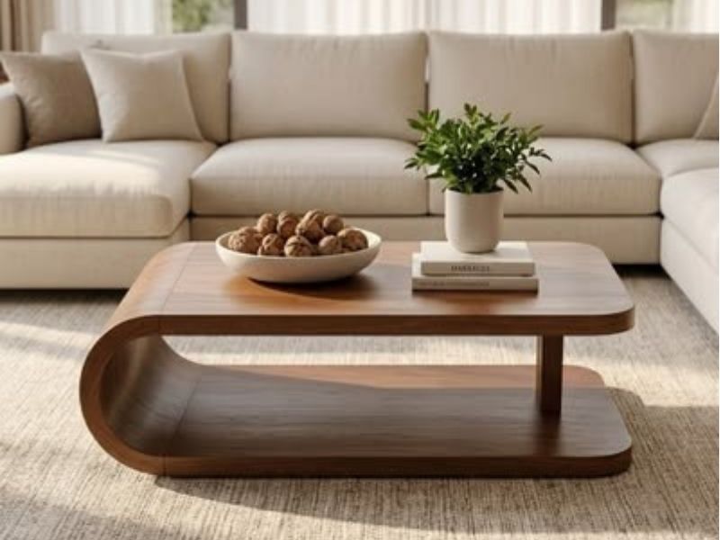 4 solid walnut coffee table Egypt