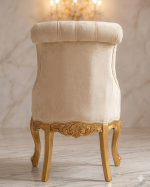 Luxury Dining room with Intricate Gold Filigree